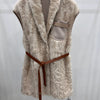 Reversible Women Sheepskin Fur And Cashmere Vest