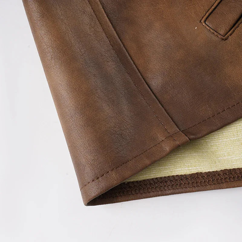 Women Faux Leather Mini Hot Shorts