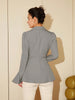 womens button up blouse blazer