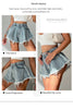 denim mini skirts women
