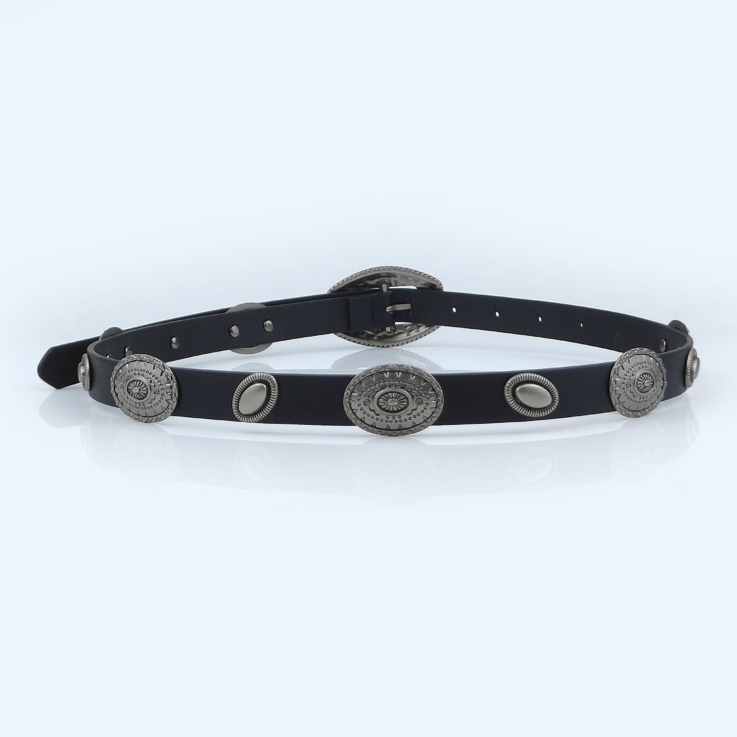 Women’s Faux Leather Western Concho Belt