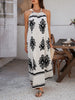 Women Sundress Maxi Sleeveless Halter Summer Dress