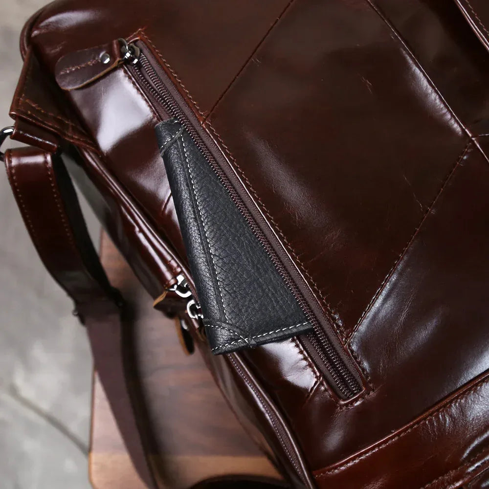 Real Exotic Leather Backpack Laptop