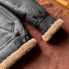 Men Real Shearling Jacket Winter Coat for Men