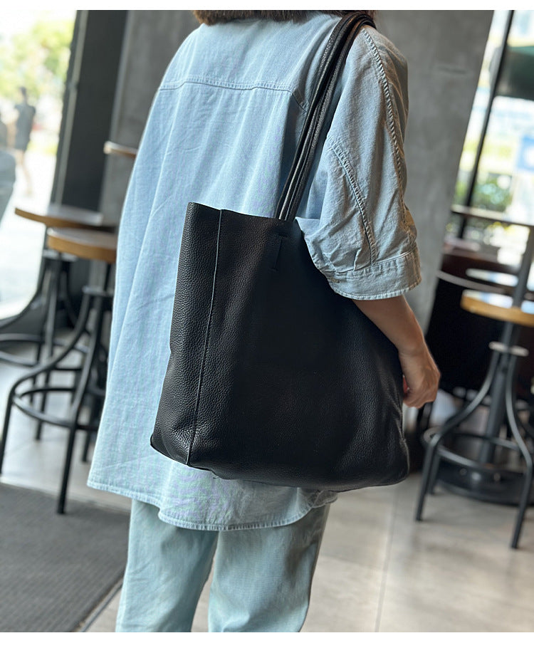 Women’s Large Genuine Leather Tote Bag Office