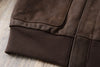 Men Brown A2 Cowhide Flight Leather Jacket