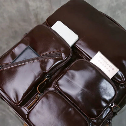 Real Exotic Leather Backpack Laptop