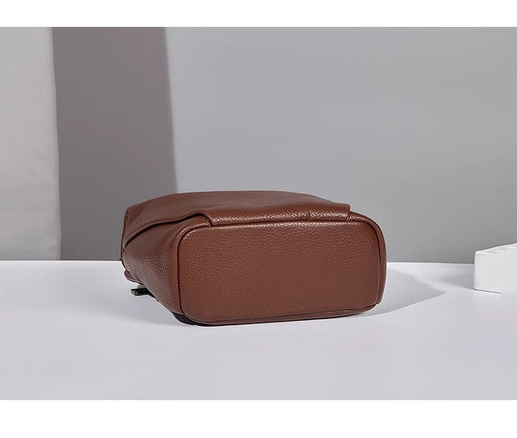 Women Mini Leather Backpack Purse Bag