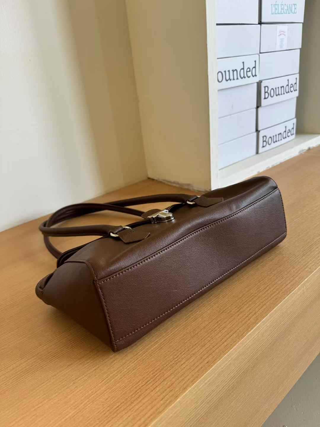 French Genuine Leather Women’s Shoulder Bag