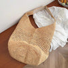 Large size straw tote bag for summer