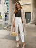 tapered pants women high wasited