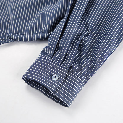 Tie Side Drop Shoulder Shirt