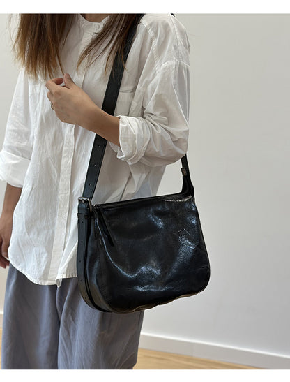 Women Genuine  Leather Office Messenger Bag