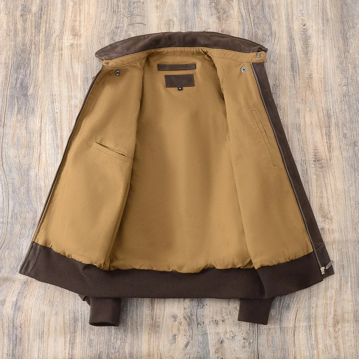 Men Brown A2 Cowhide Flight Leather Jacket