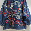 Retro Embroidered Denim Jacket for Women