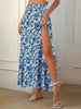 split thigh maxi skirts for women
