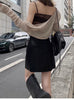 High Waist Faux Leather Skirts