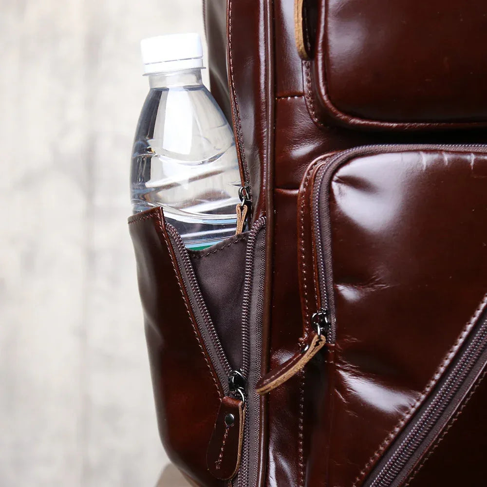 Real Exotic Leather Backpack Laptop