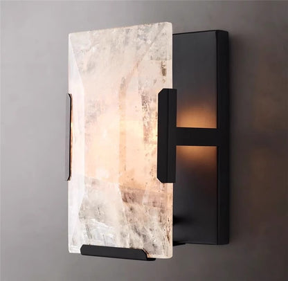 Modern Marble and Copper Wall Lamp Indoor Wall Sconce