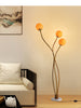 Modern Boho Bamboo Floor Lamp Handmade Rattan