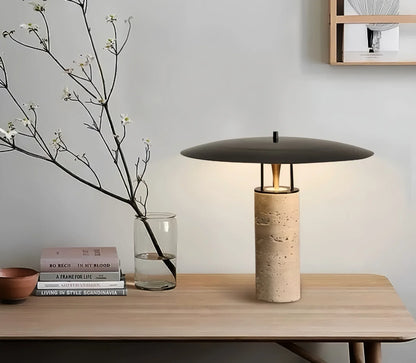 Nordic postmodern travertine table lamp