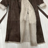 Women Suede Jacket Long Sheepskin Coat