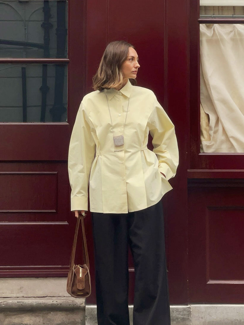 Women Cotton Button Down Shirt Loose Fit Long Sleeve