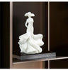 Natural Marble Woman Figurine Light Luxury Sculpture