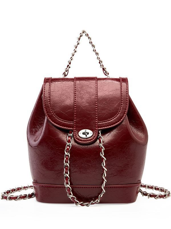 Genuine Leather Crossbody Backpack Purse for Women