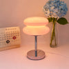 Cream bauhaus glass table lamp modern