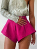 Cuffed Hem Shorts For Women