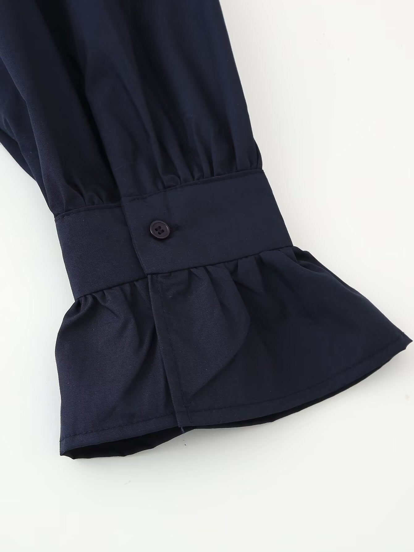 Flare Sleeve Loose-Fit Woven Women's Shirt