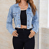 womens short denim jacket