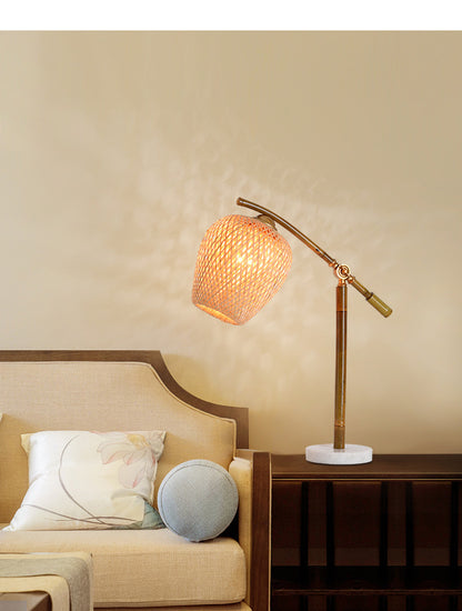 Bamboo Rattan Nordic Table Lamp