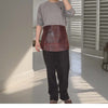 Top Grain Leather Half Apron for Kitchen and Bar Work