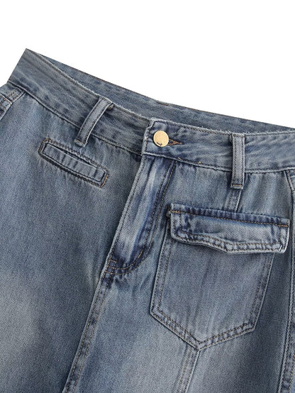 long denim maxi skirts for women