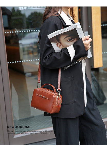 Women Genuine Leather Crossbody Messenger Bag