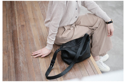 real leather handbag crossbody bag