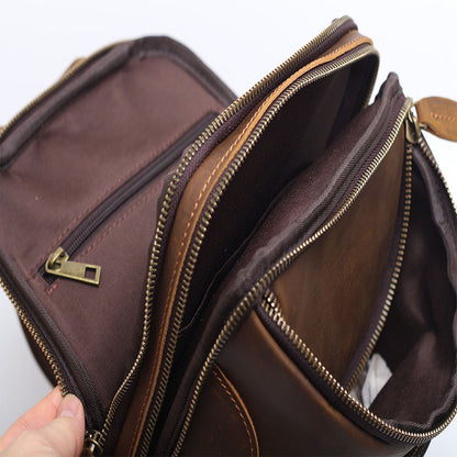 Genuine Leather Crossbody Belt Bum Bags