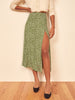 petite bohemian split leg skirt