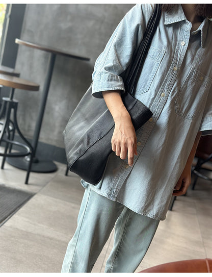 Women’s Large Genuine Leather Tote Bag Office