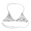 Metal Sequin Star Body Chain Festival Top