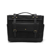 Motorcycle Pannier Bag in Waxed Canvas with Genuine Leather Trim 2