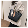 Women’s Texture Leather Shoulder Tote Bag Large Capacity