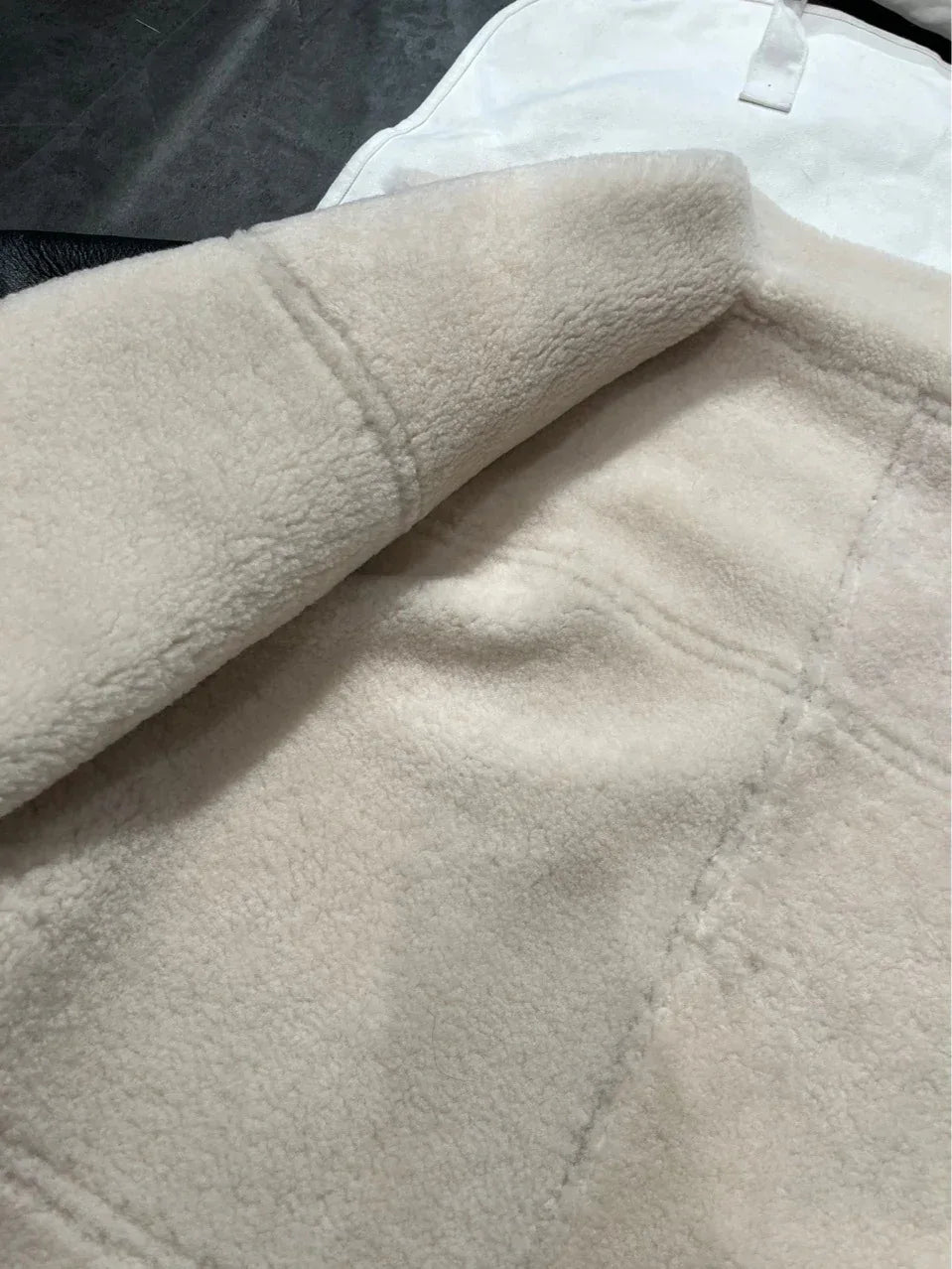 Women Genuine Leather Jacket with Real Fur Bomber Style
