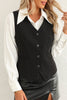 Women's Sleeveless Workwear Vest Tailored Fit for Office & Casual Wear