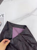 Women’s Leather Mini Skirt High Waist Oil Wax A-Line