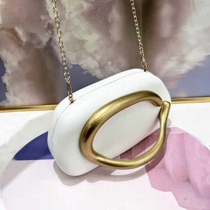 Women's Designer Handle Clutch Bag