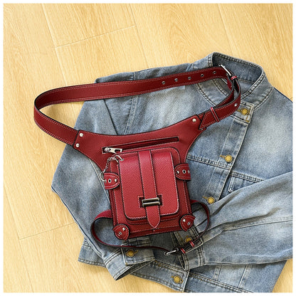 Waist Bag for Women with Thigh Strap and Crossbody Carry