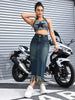 long denim maxi skirts for women